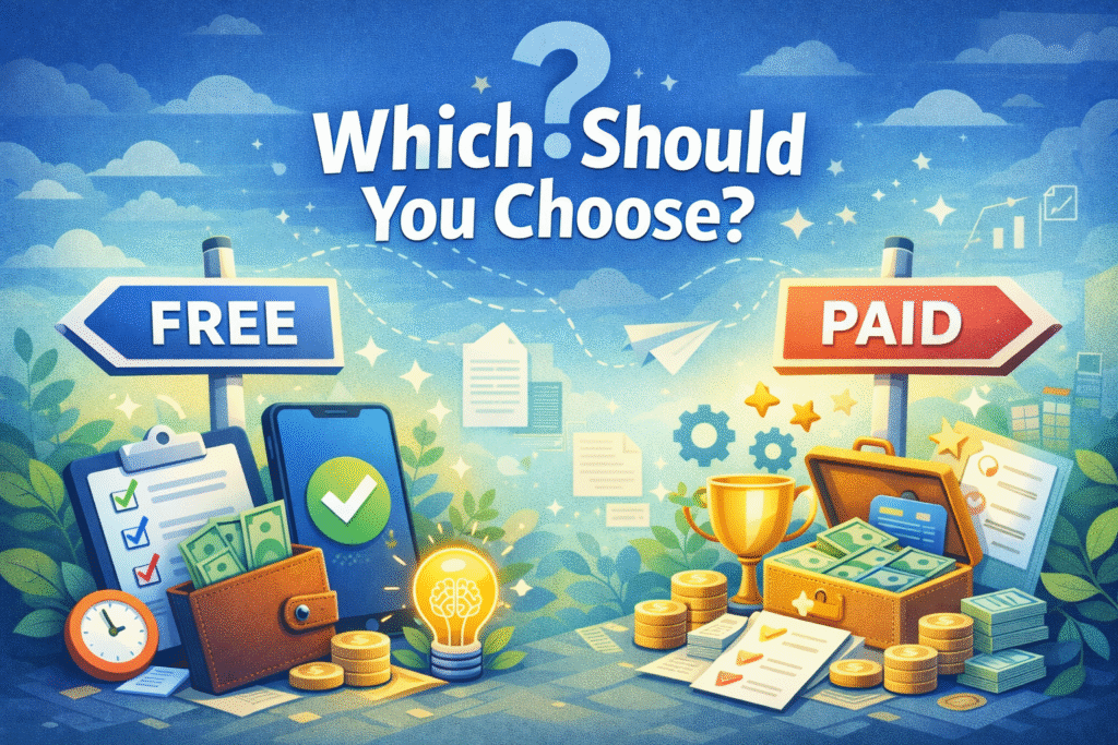 Free vs Paid Free vs Paid