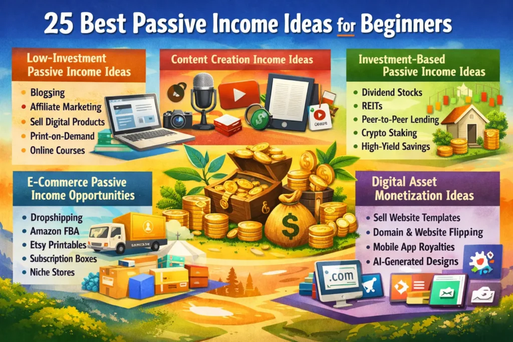25 Best Passive Income Ideas for Beginners