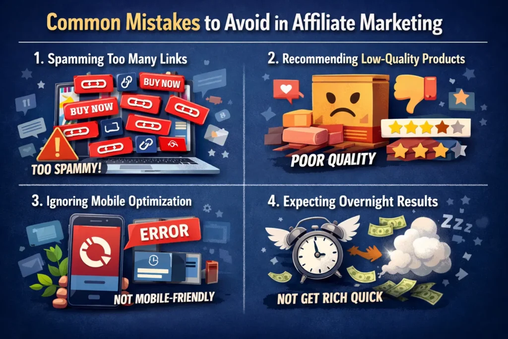 Common Mistakes to Avoid in Affiliate Marketing