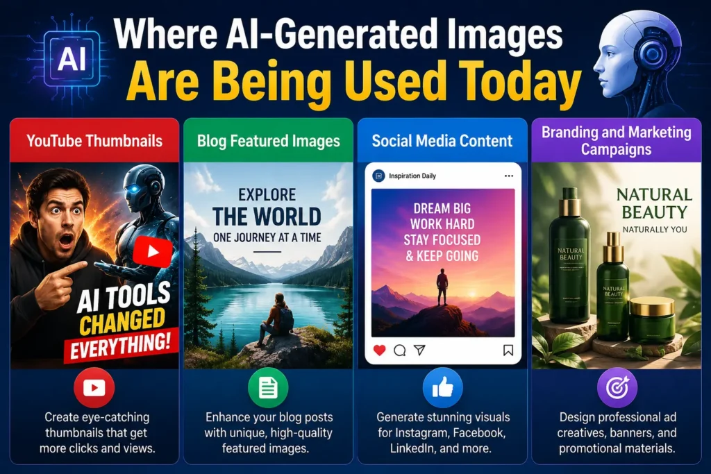 Where AI-Generated Images Are Being Used Today
